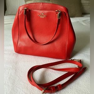 Red, Coach Purse